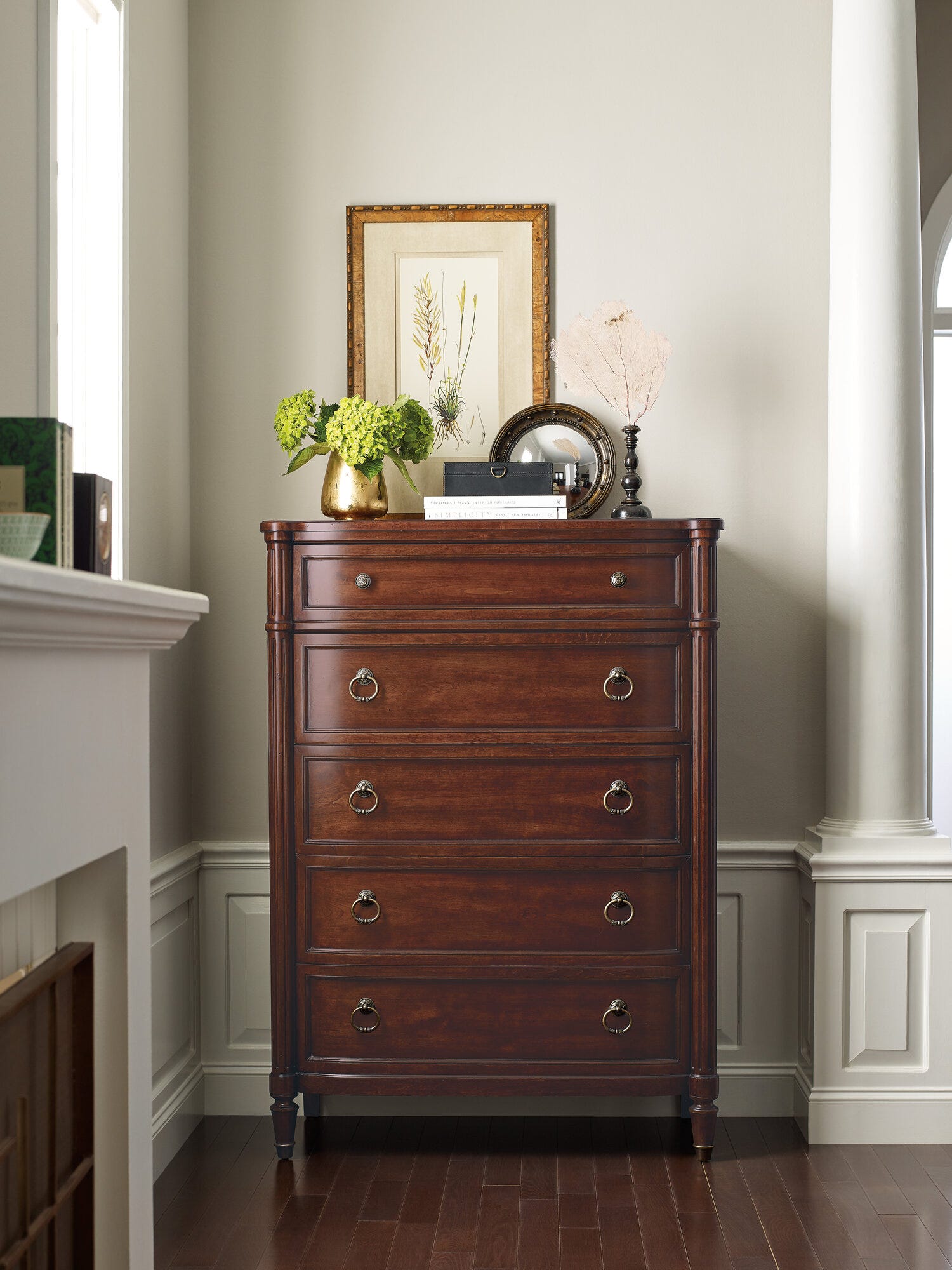 Charleston Five-Drawer Chest Room Image 2