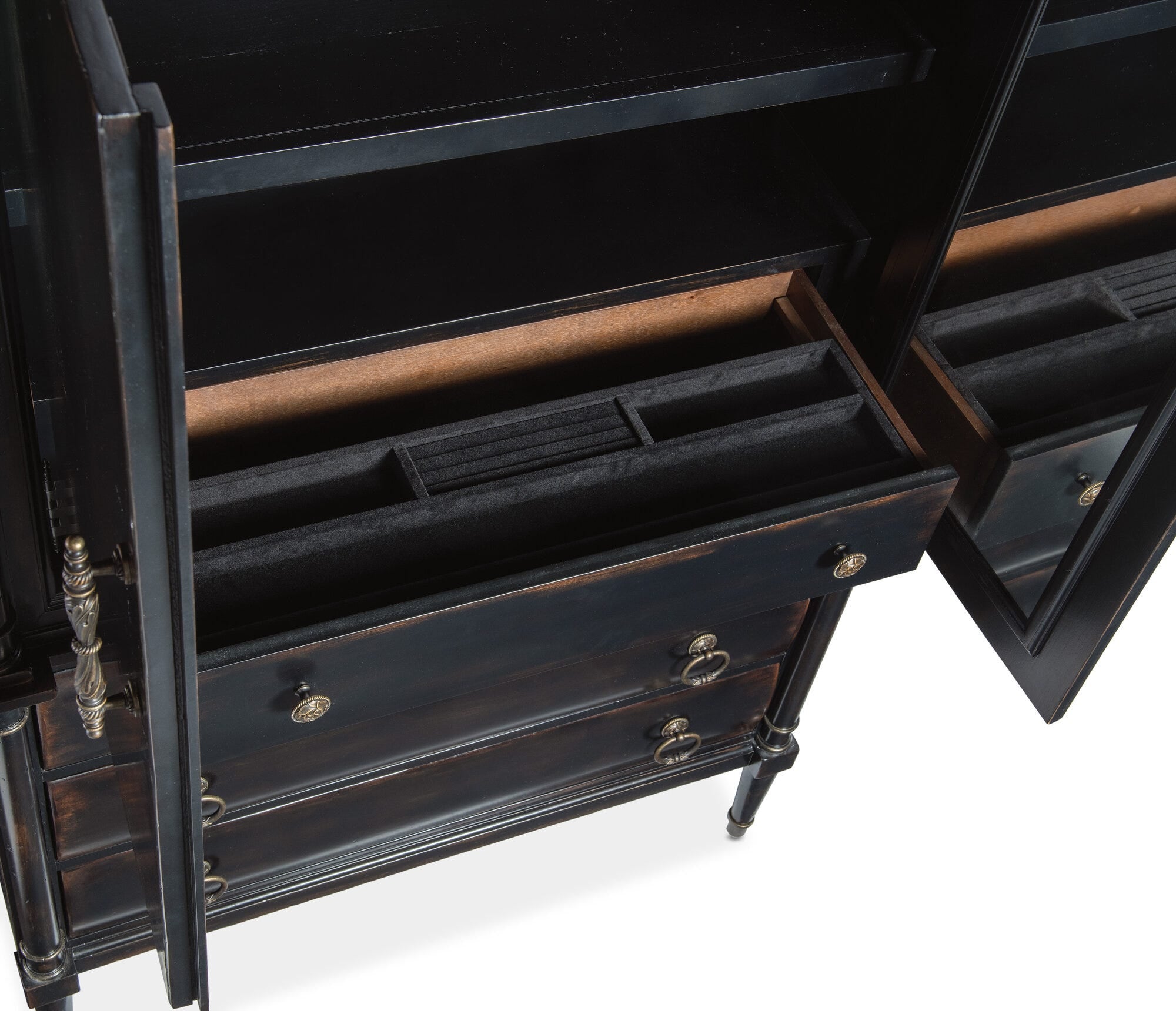 Charleston Jewelry Armoire Detail