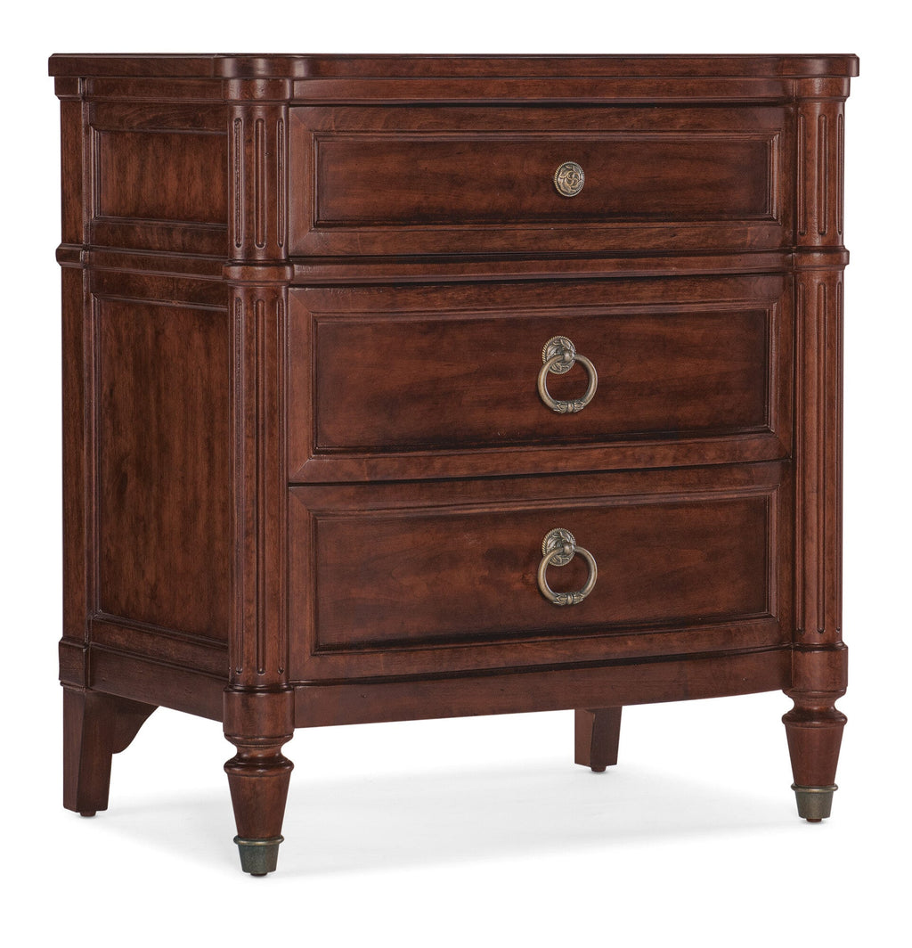 Charleston Three-Drawer Nightstand Silo Image