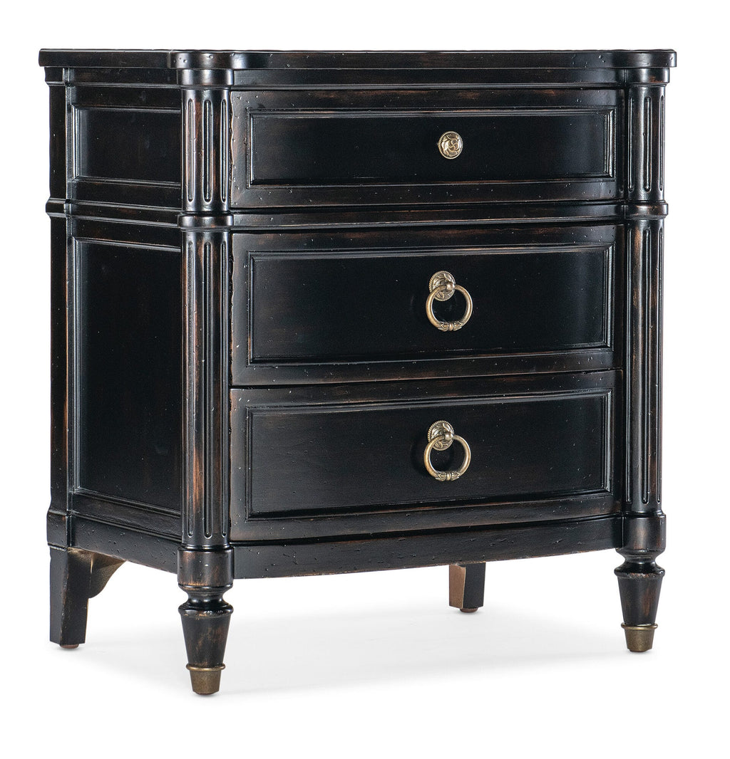 Charleston Three-Drawer Nightstand Silo Image