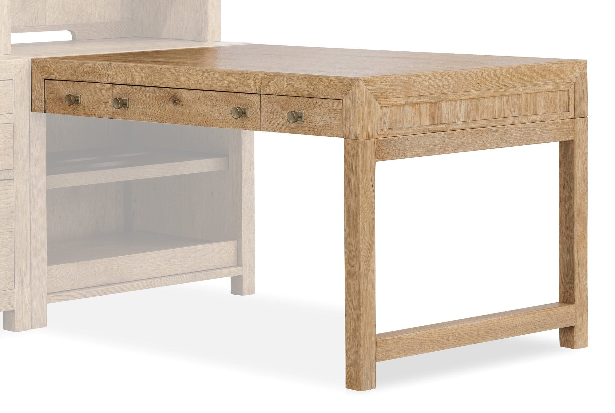 Driftwood 50-inch Modular Peninsula Desk Top