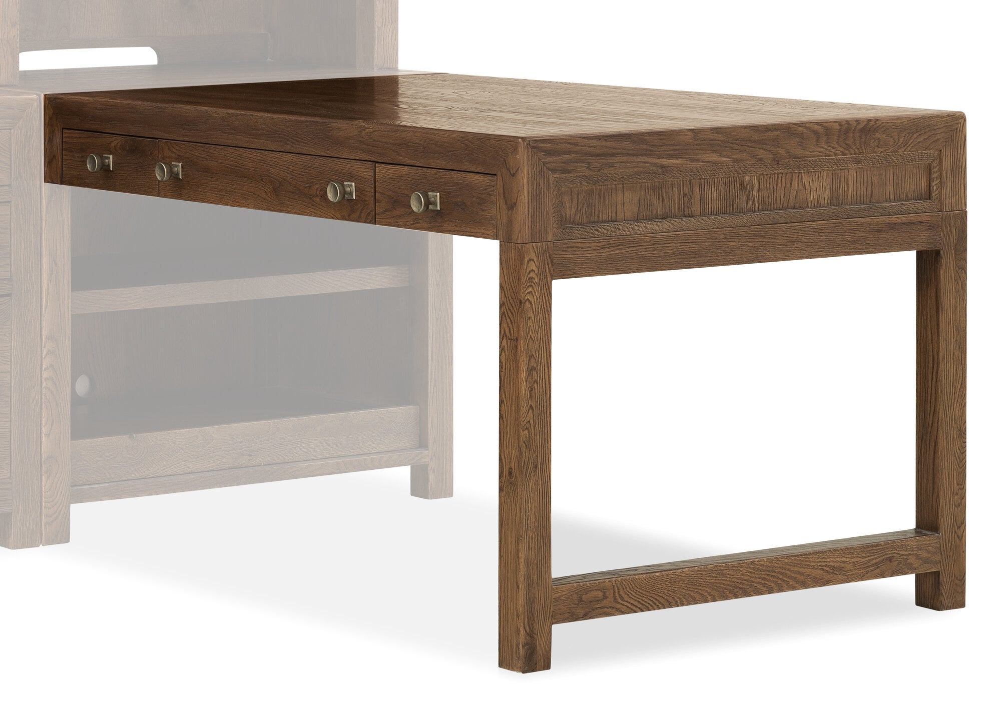 Driftwood 50-inch Modular Peninsula Desk Top