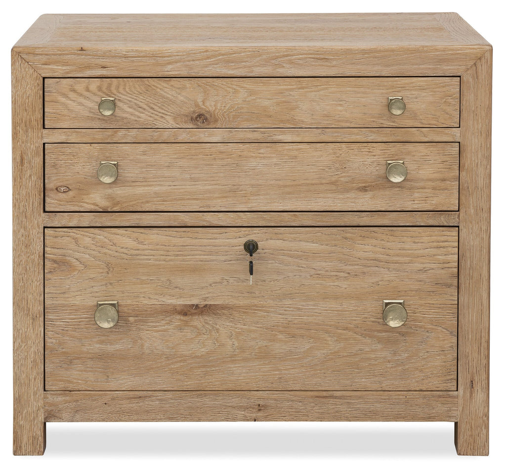 Driftwood Three Drawer Chest Straight Silo Image