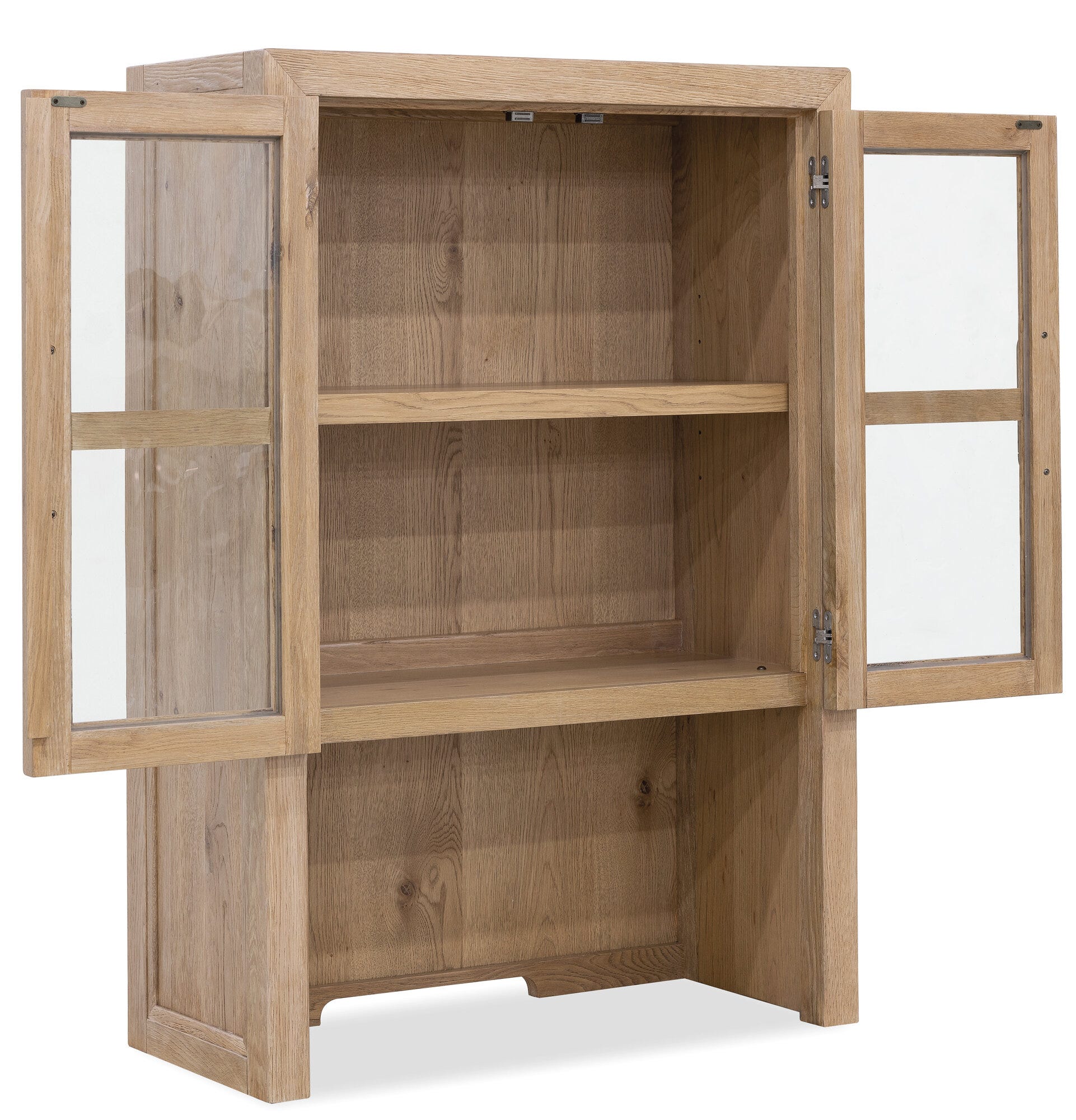 Driftwood Bookcase Hutch Open Silo