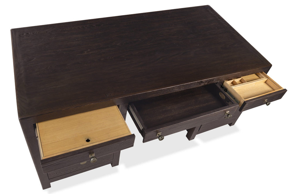 Driftwood Executive Desk Detail