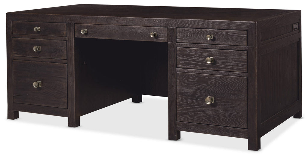 Driftwood Executive Desk Silo 1