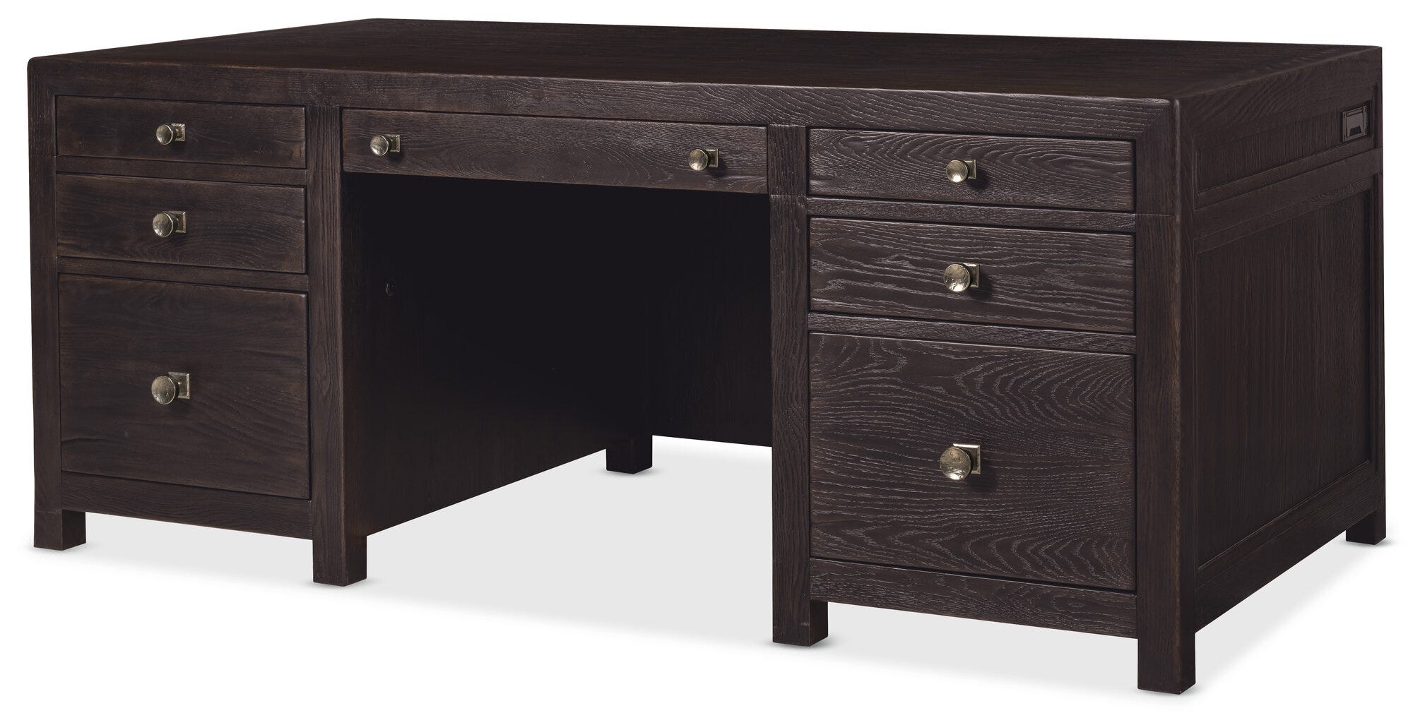 Driftwood Executive Desk Silo 1