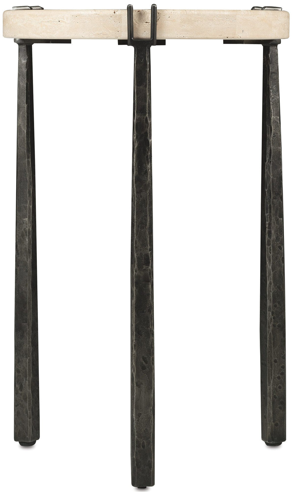 Driftwood Metal Spot Table Straight Silo Image 1