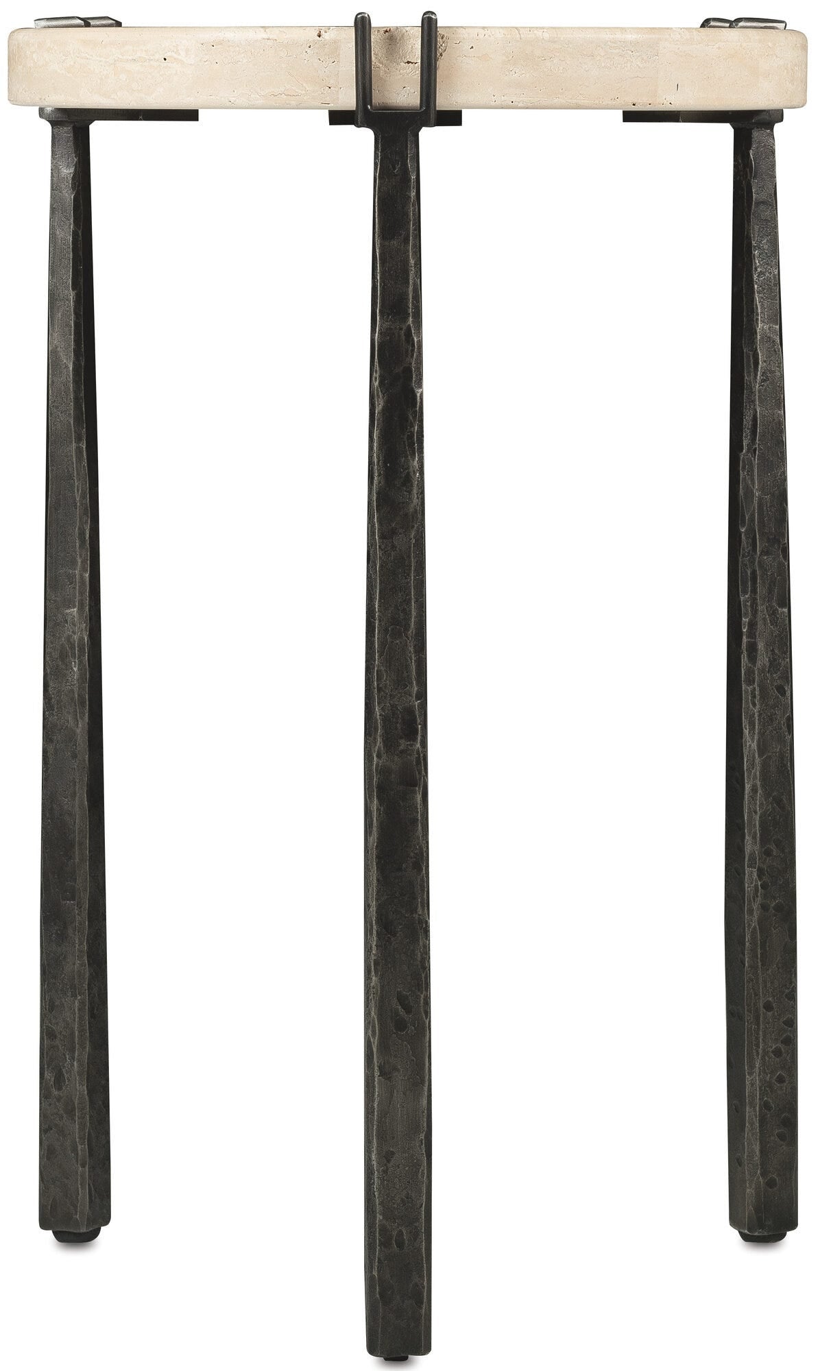 Driftwood Metal Spot Table Straight Silo Image 1