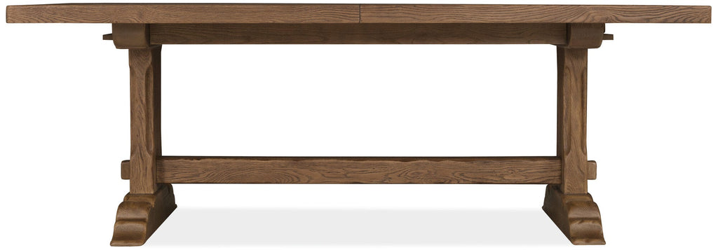 Driftwood Rectangle Dining Table with Two 20-inch Leaves