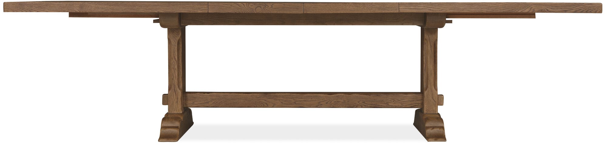Driftwood Rectangle Dining Table with Two 20-inch Leaves