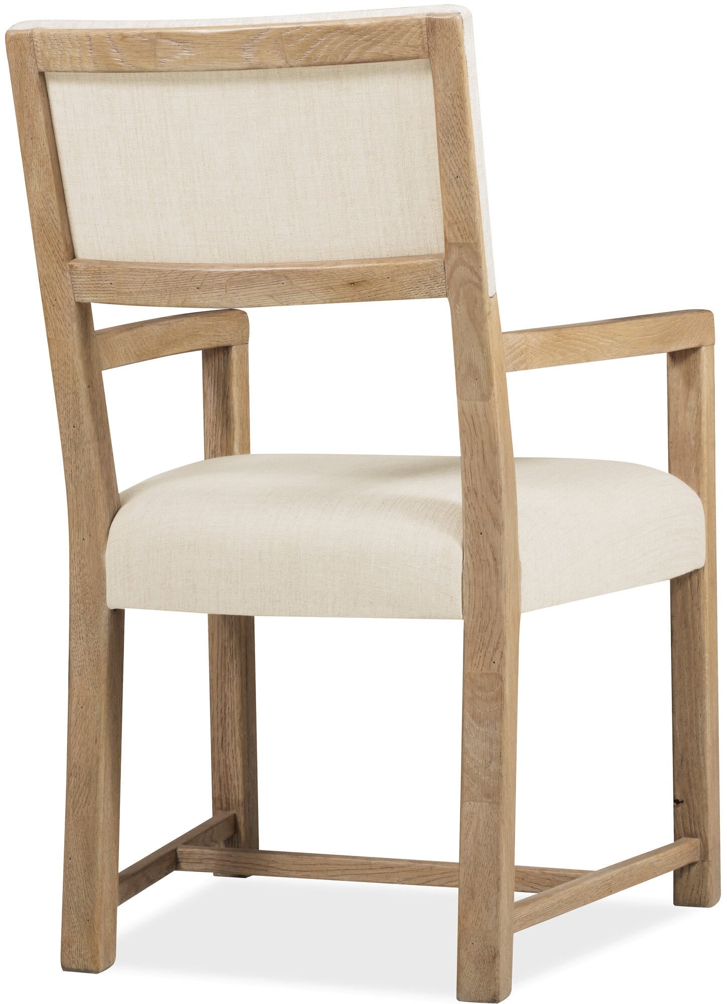 Driftwood Upholstered Arm Chair Back Silo Image