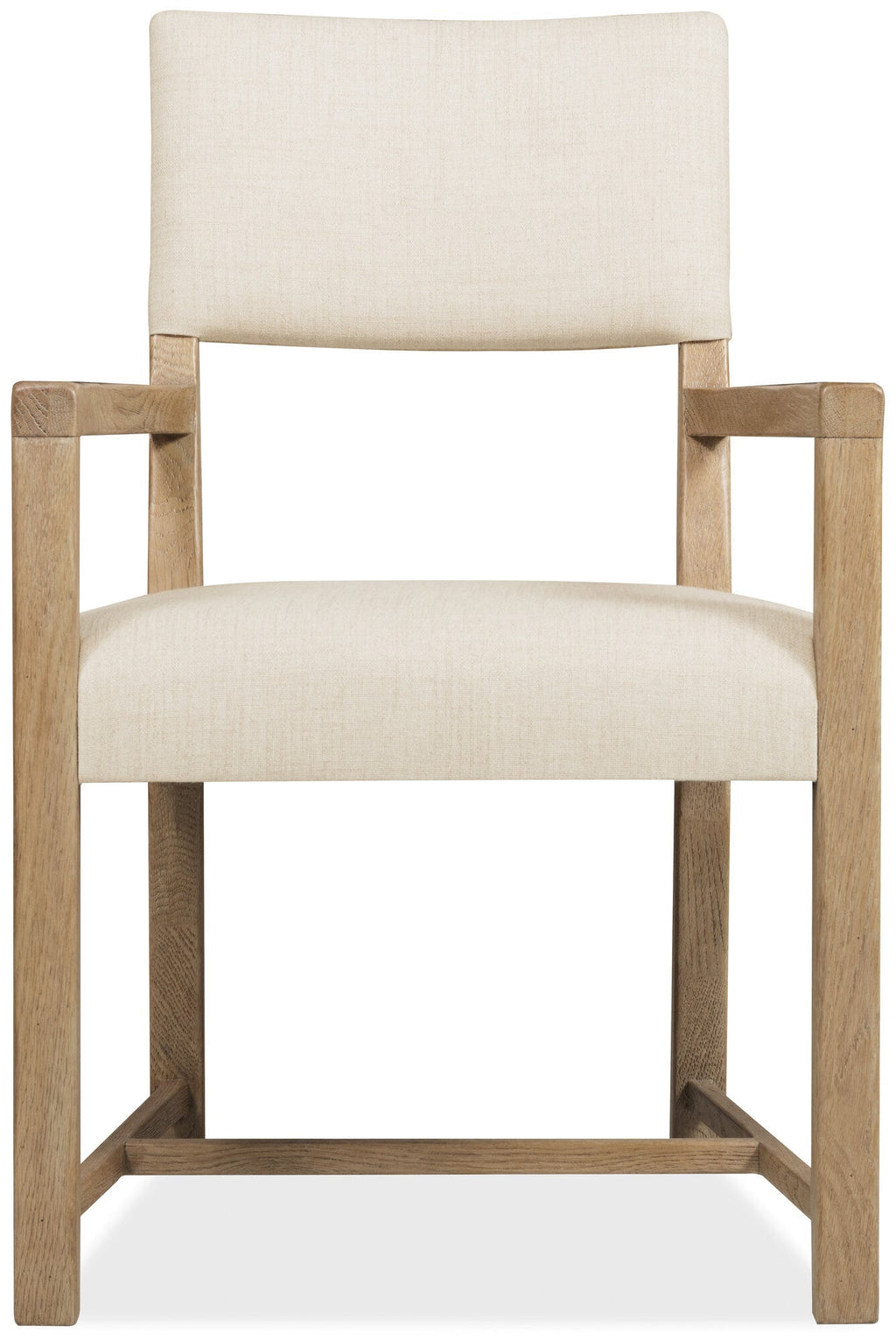 Driftwood Upholstered Arm Chair Straight Silo Image