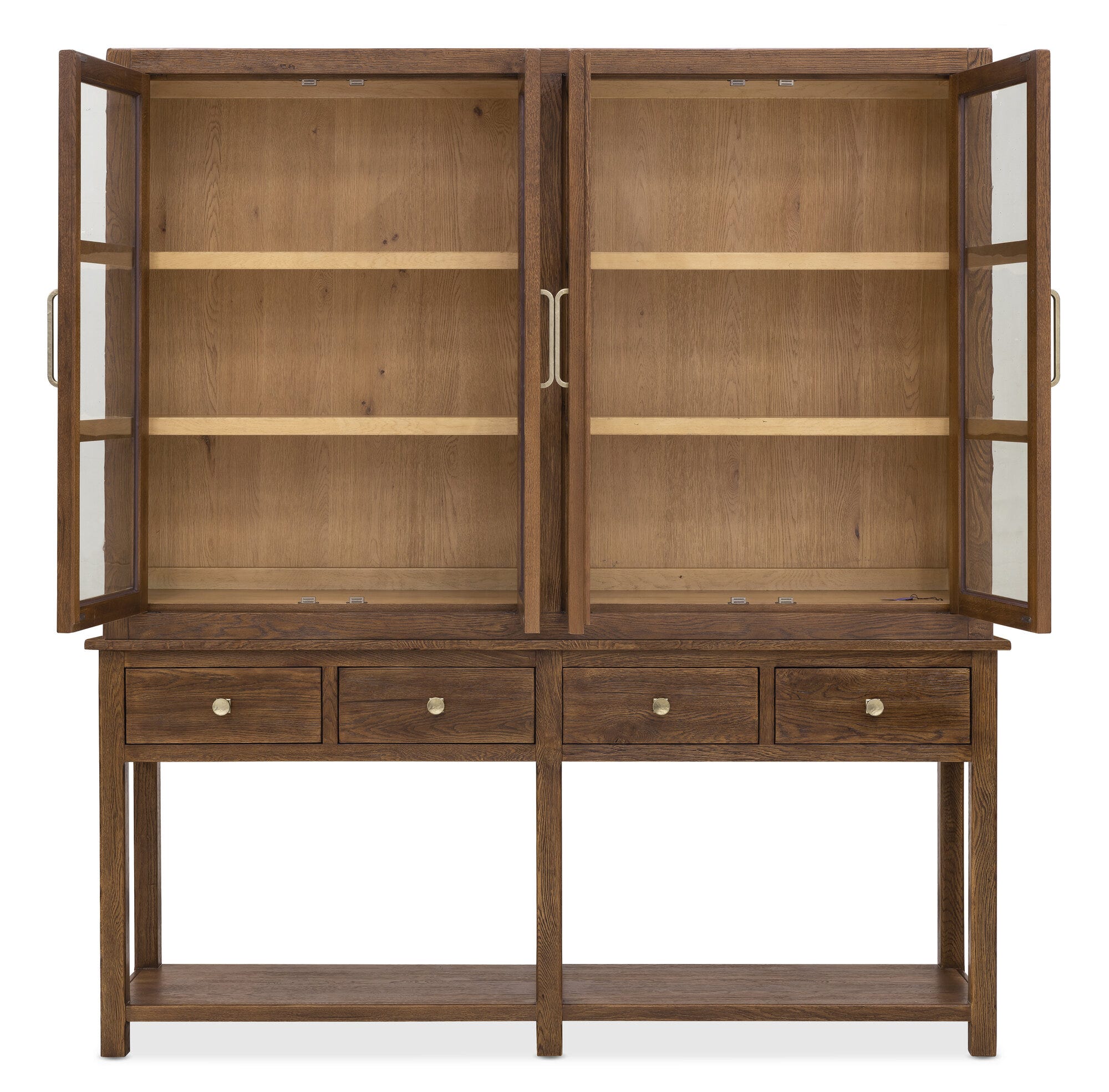 Driftwood Display Sideboard Straight