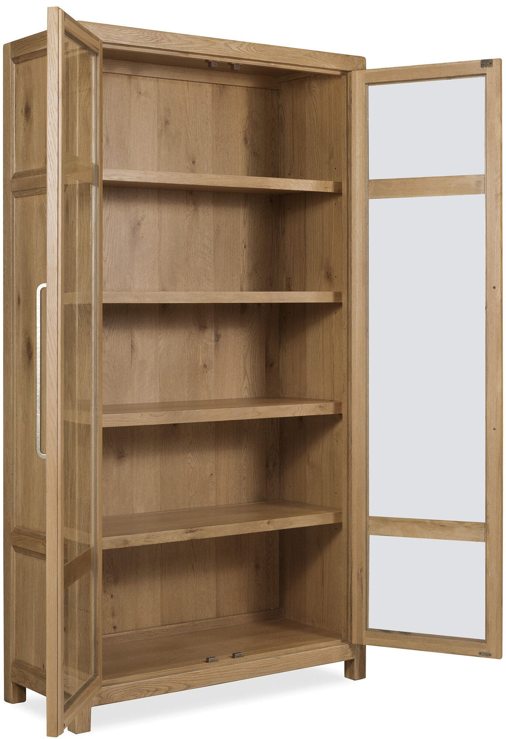 Driftwood Display Cabinet Open Silo Image