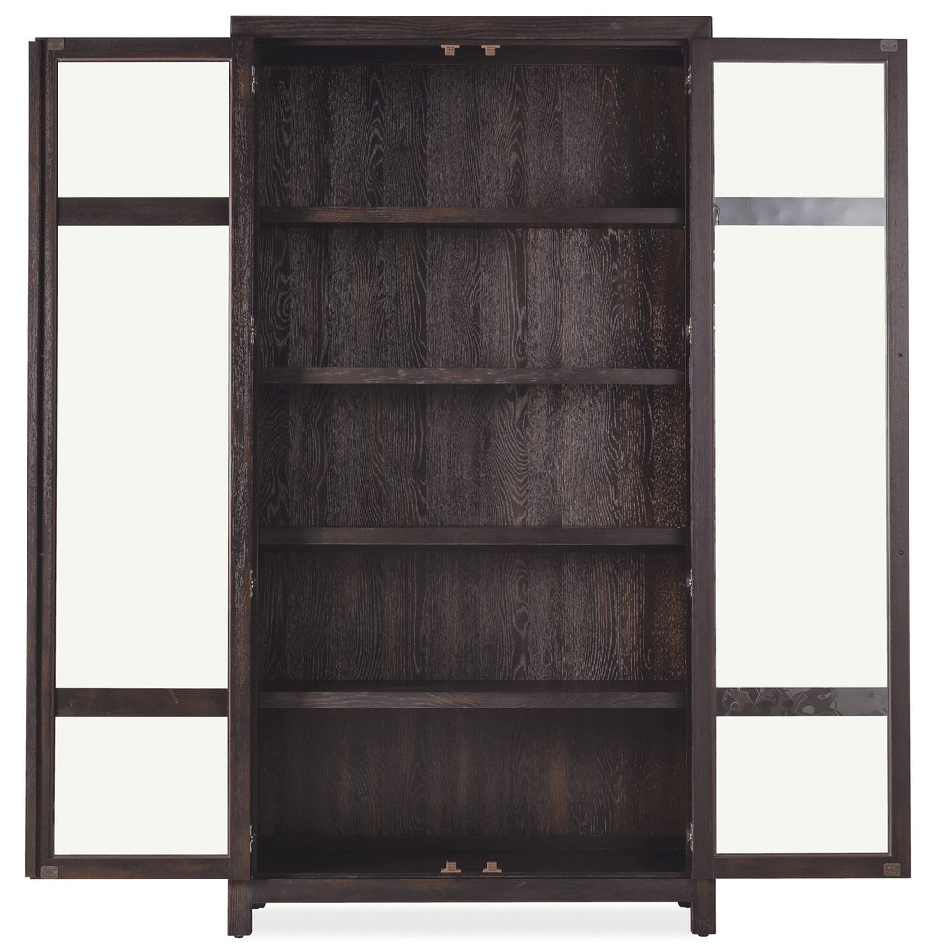 Driftwood Display Cabinet Open Straight Image 3