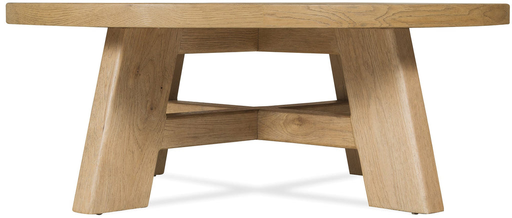 Driftwood Round Cocktail Table Straight Silo Image
