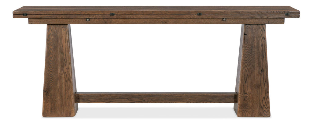 Driftwood Flip-Top Console Table Straight Silo Image 3