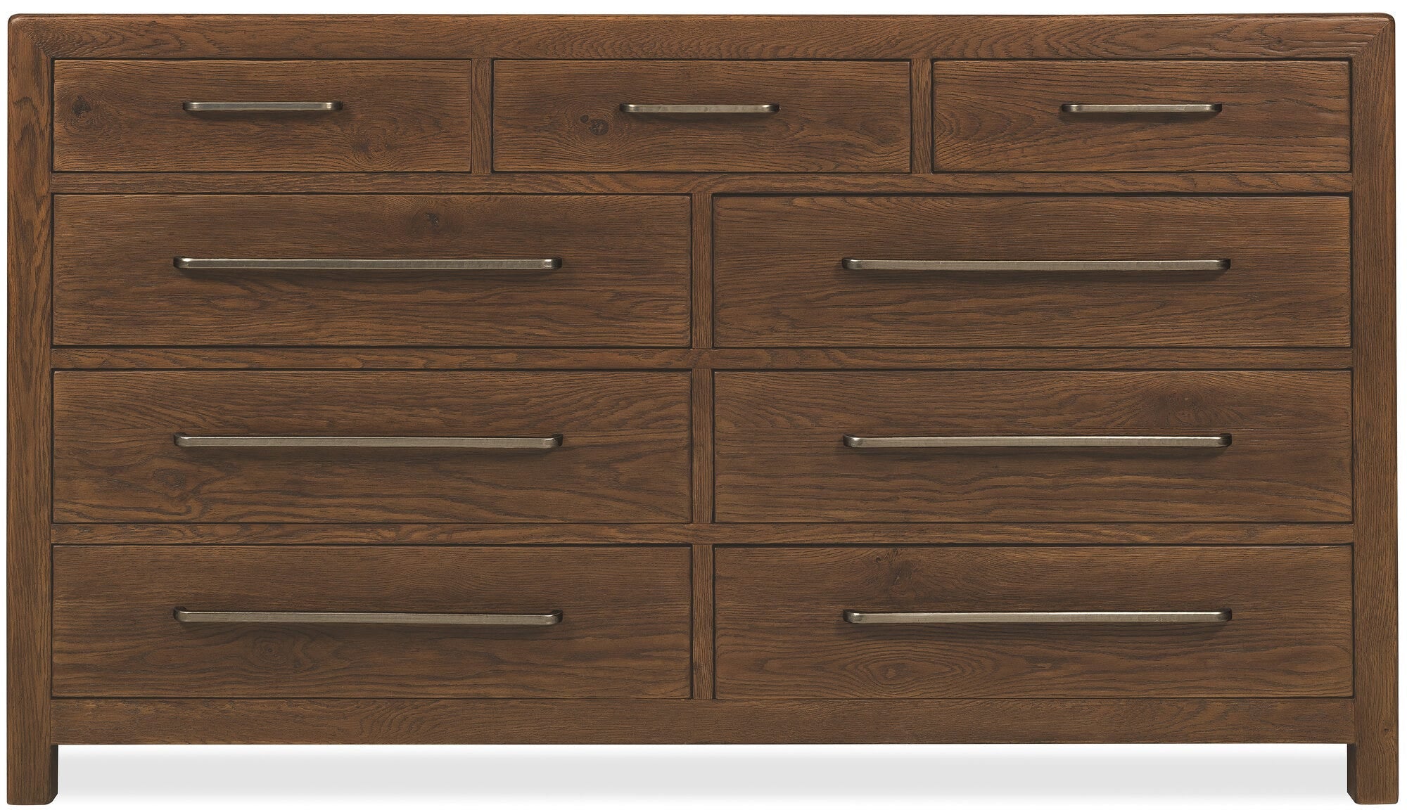 Driftwood Nine-Drawer Dresser Straight Silo Image