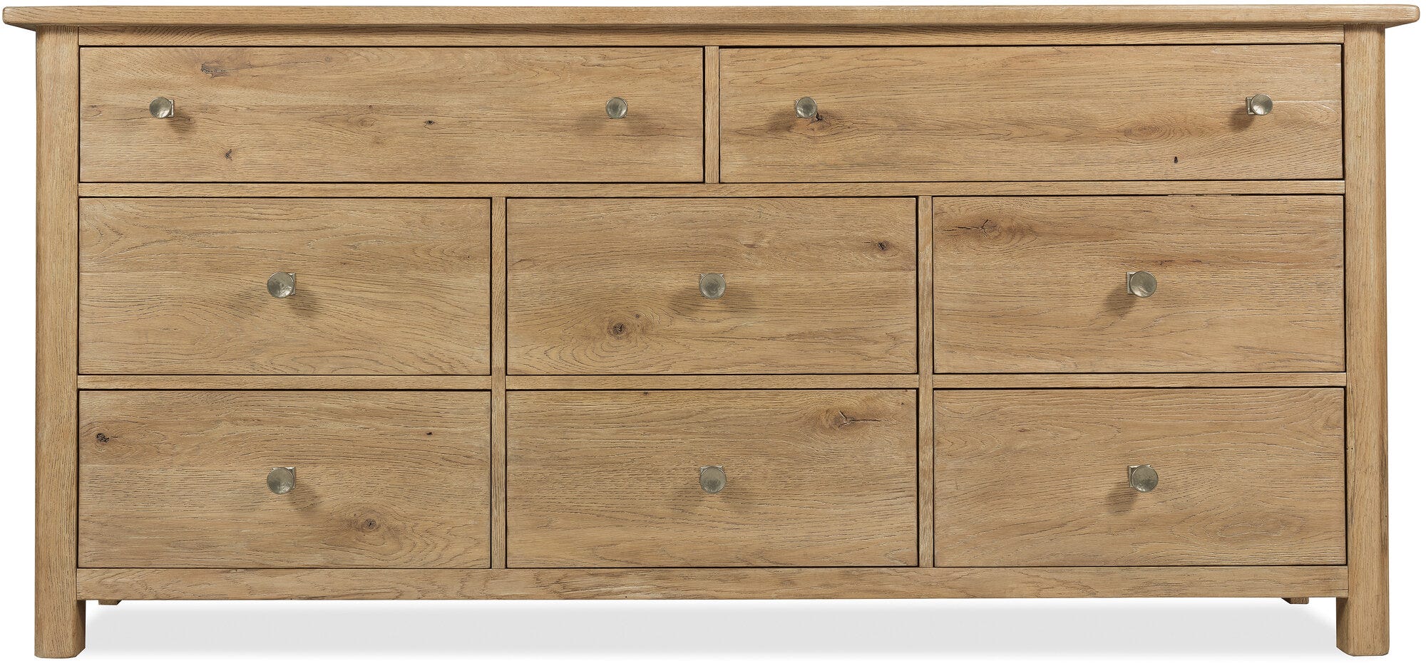 Driftwood Eight-Drawer Dresser Straight Silo Image