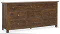 Driftwood Eight-Drawer Dresser