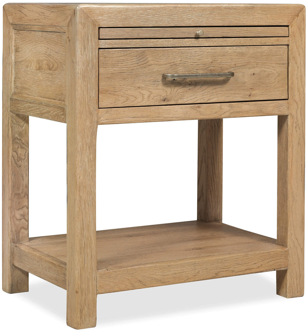 Driftwood One-Drawer Nightstand Silo Image