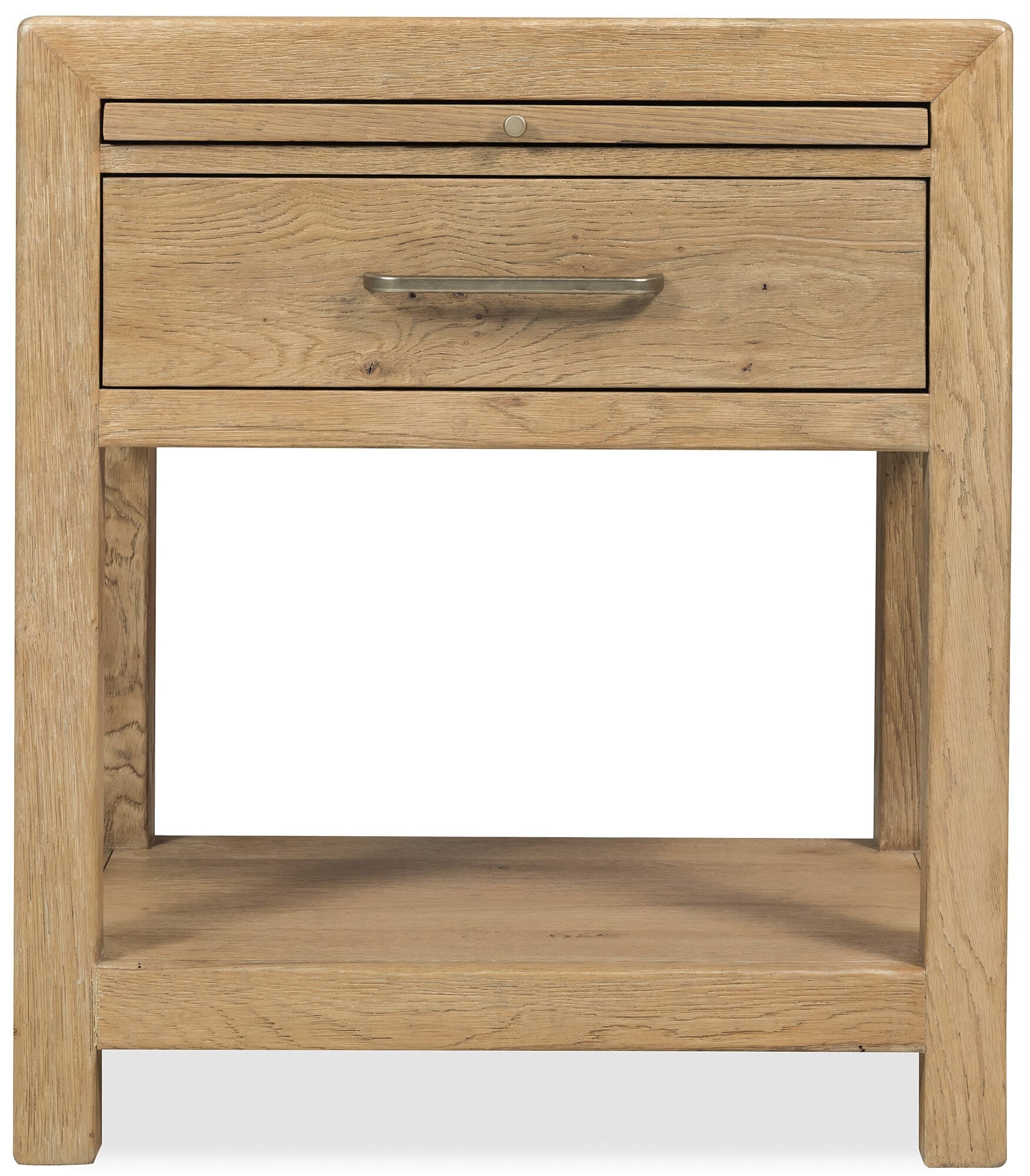 Driftwood One-Drawer Nightstand Straight Silo Image