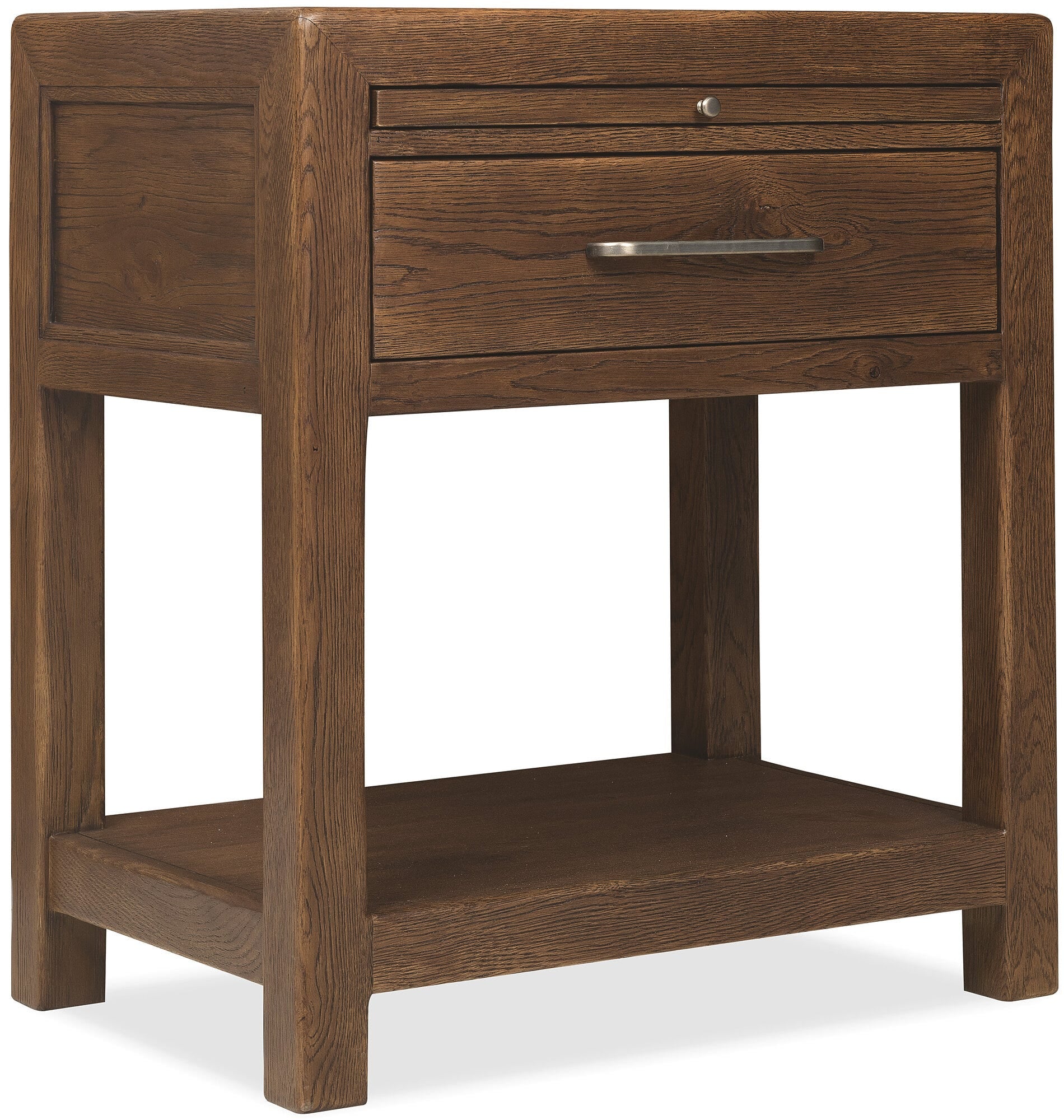 Driftwood One-Drawer Nightstand Silo Image 1