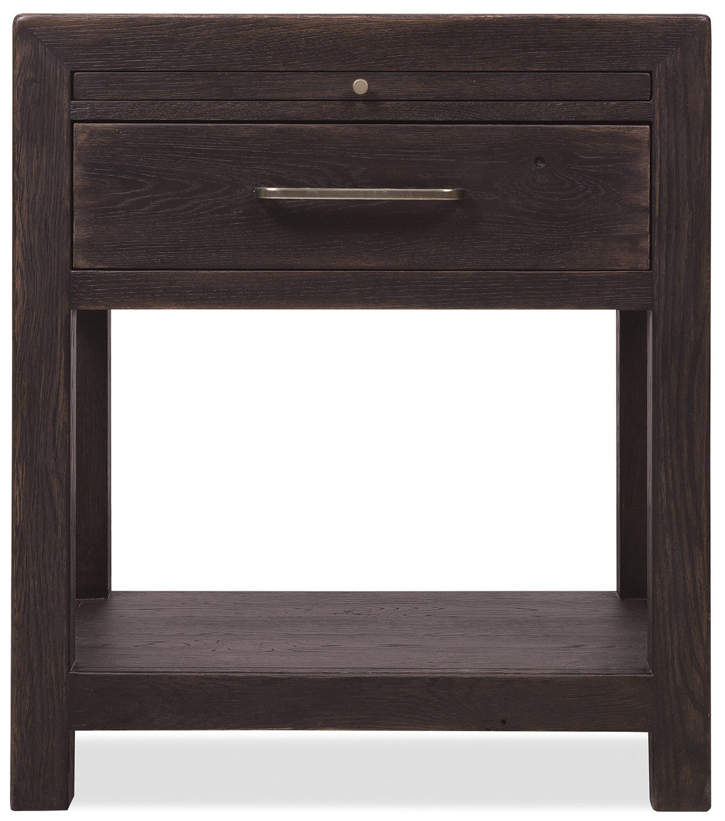 Driftwood One-Drawer Nightstand Silo Image 2