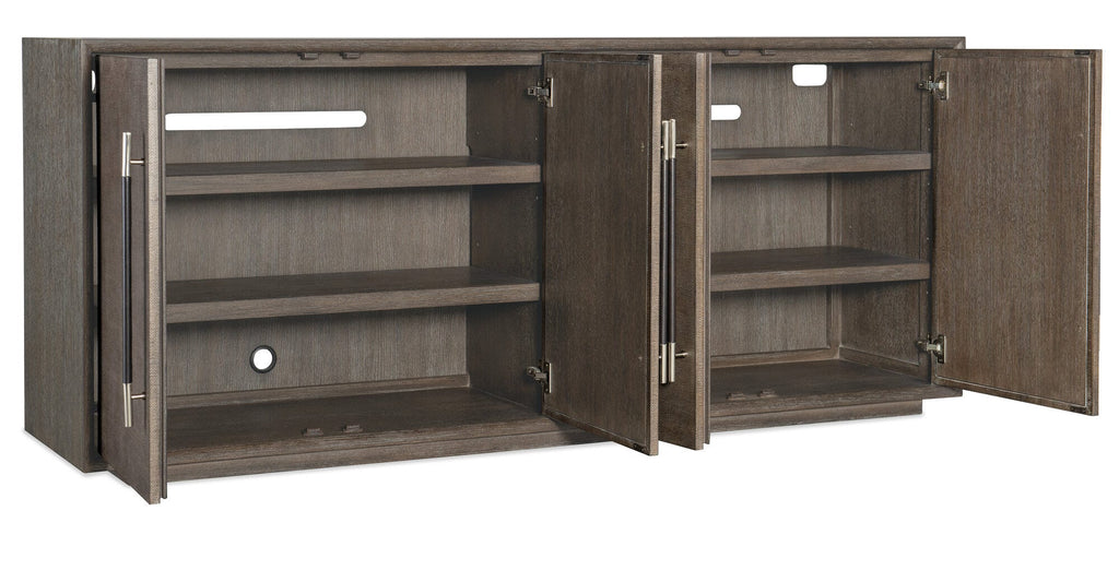 Modern Mood Entertainment Console Open