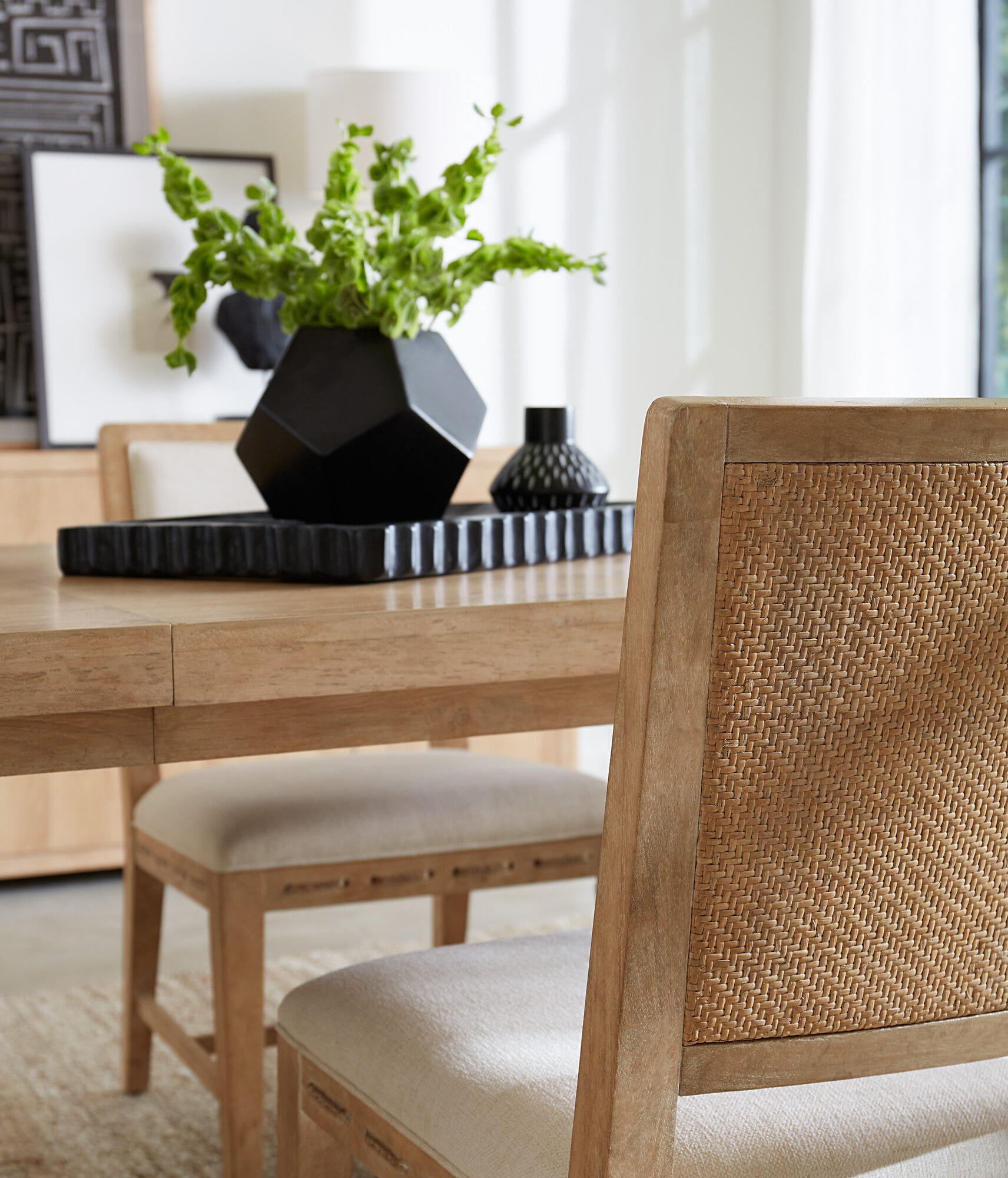 Retreat Cane Back Side Chair Detail Image