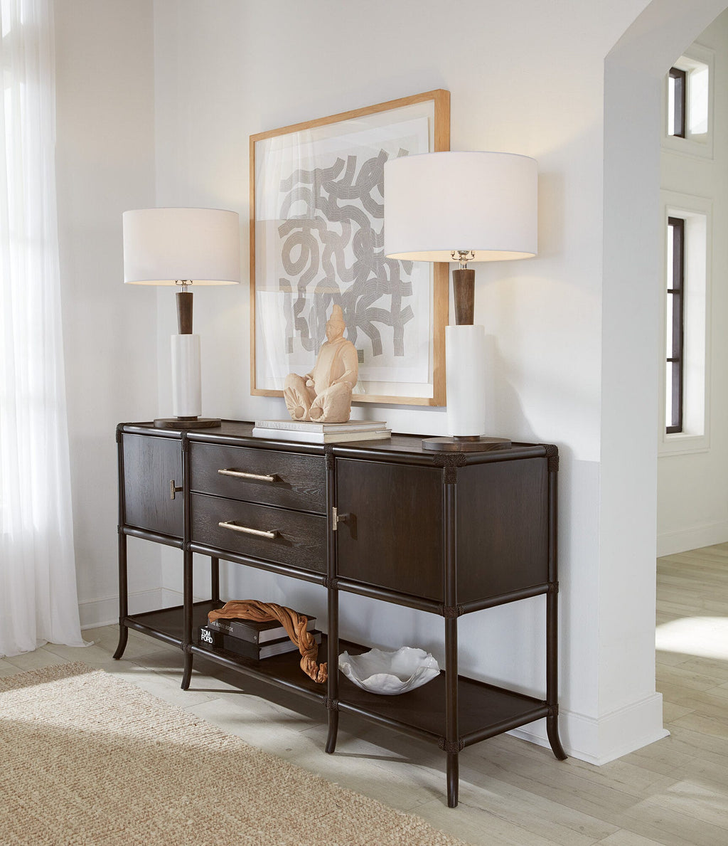 Retreat Pole Rattan Sideboard Room