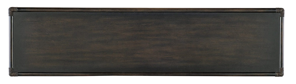 Retreat Pole Rattan Console - Top Image