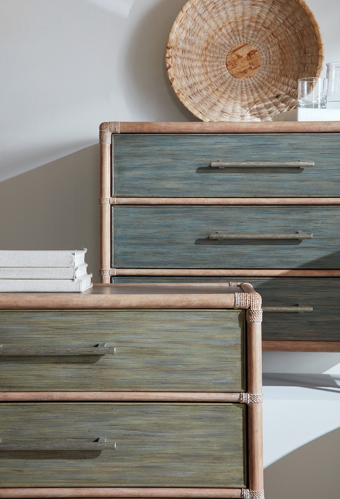 Retreat Pole Rattan Chest Detail Image