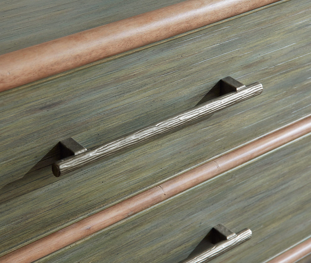 Retreat Pole Rattan Chest Detail Image 2