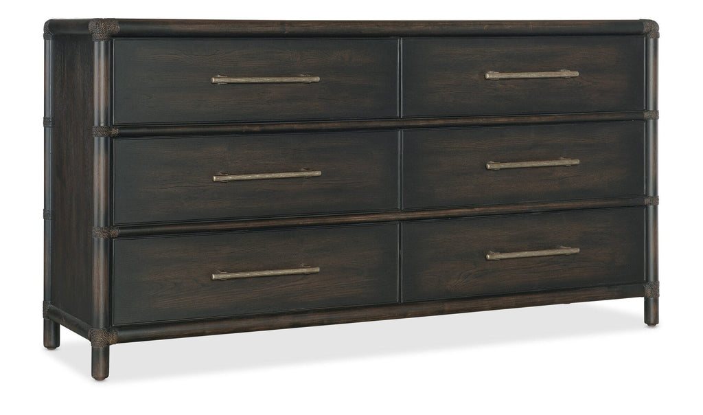 Retreat Pole Rattan Dresser Silo Image 1