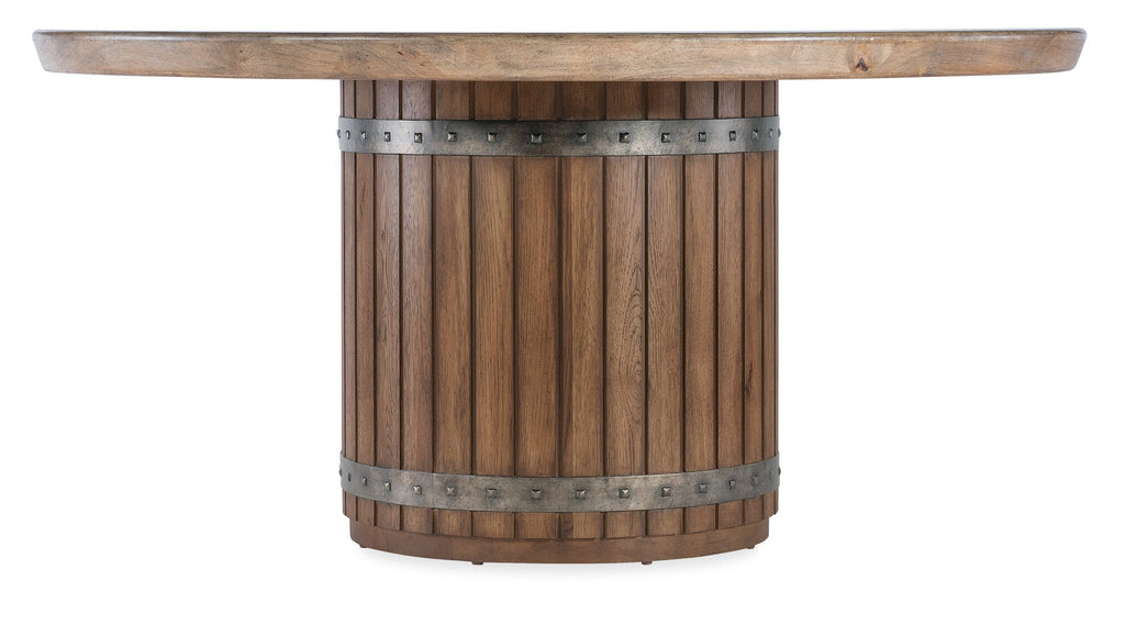 Vineyard Row Round Dining Table Silo Image