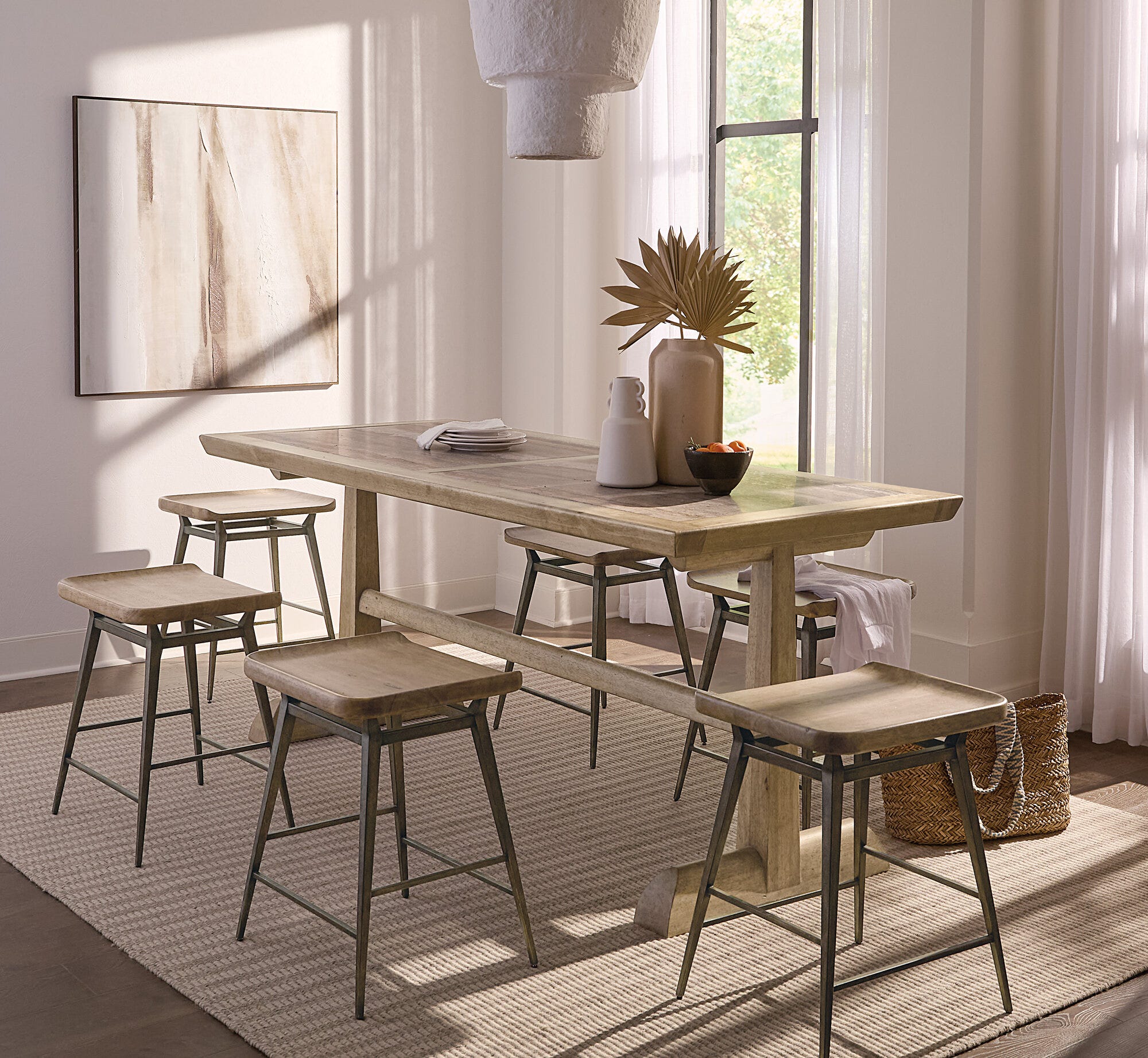 Vineyard Row Counter Chair Room Image 3