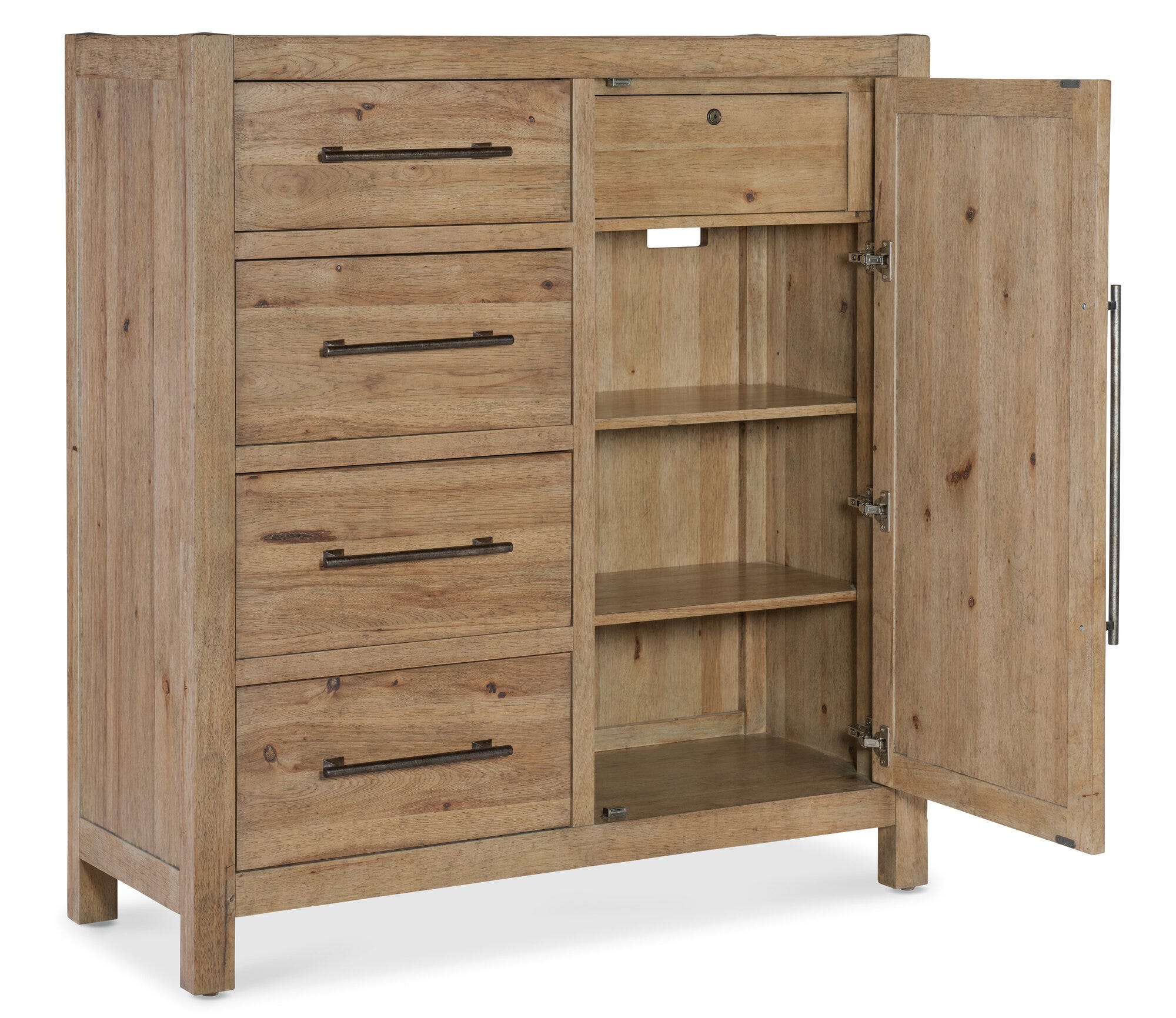 Vineyard Row Four-Drawer Door Chest Silo Image 2
