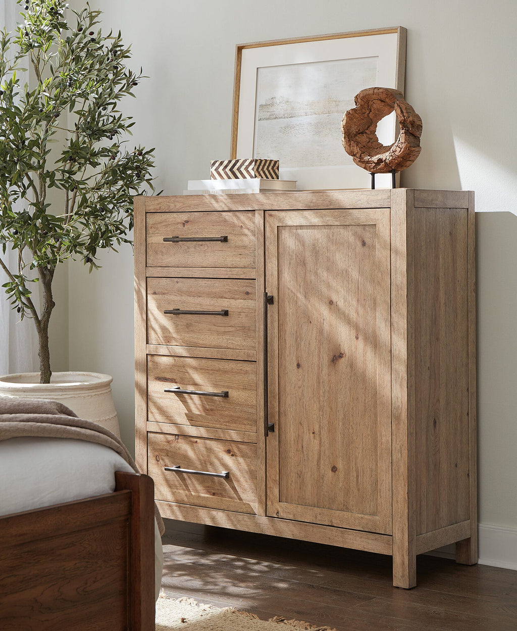 Vineyard Row Four-Drawer Door Chest Room Image 2