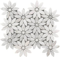 Roca Tile - Daisy Flower Marble Mosaic 10 x 12