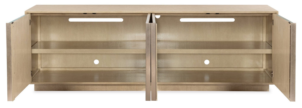 Geometry Entertainment Console Straight Open Image