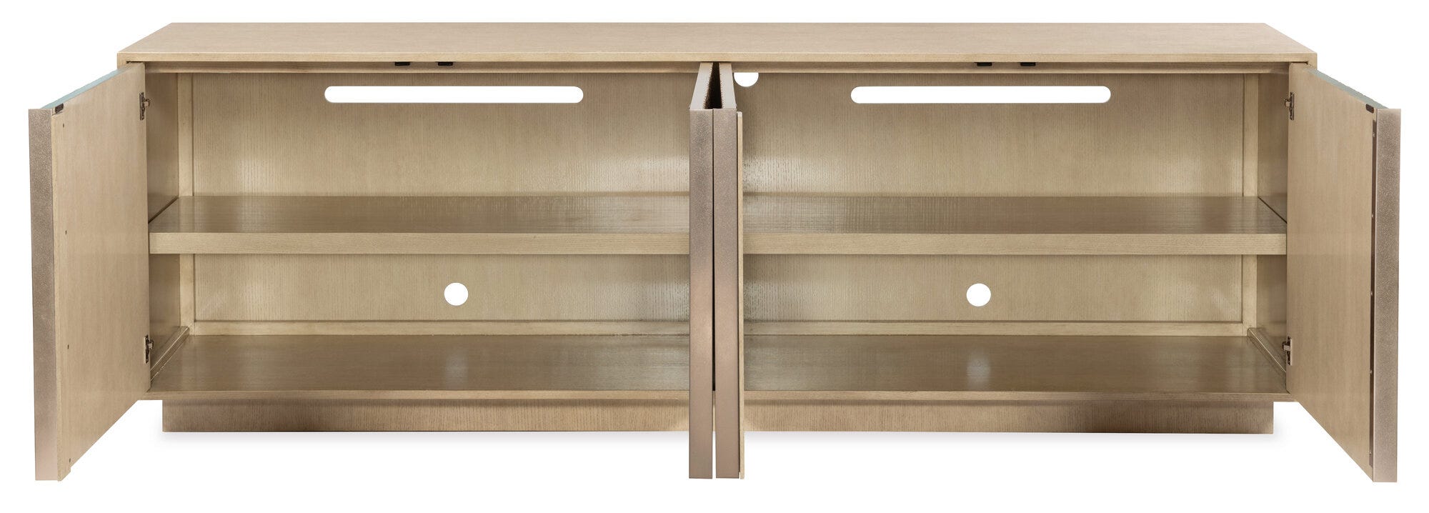 Geometry Entertainment Console Straight Open Image