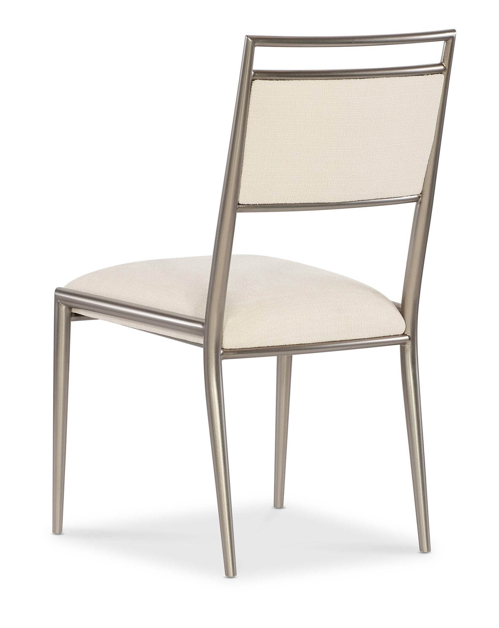 Geometry Metal Side Chair Back Silo