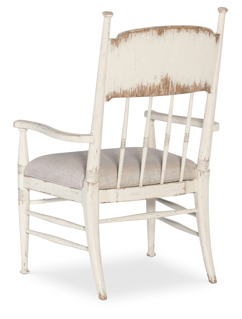 Americana Upholstered Seat Arm Chair - Silo Image 2