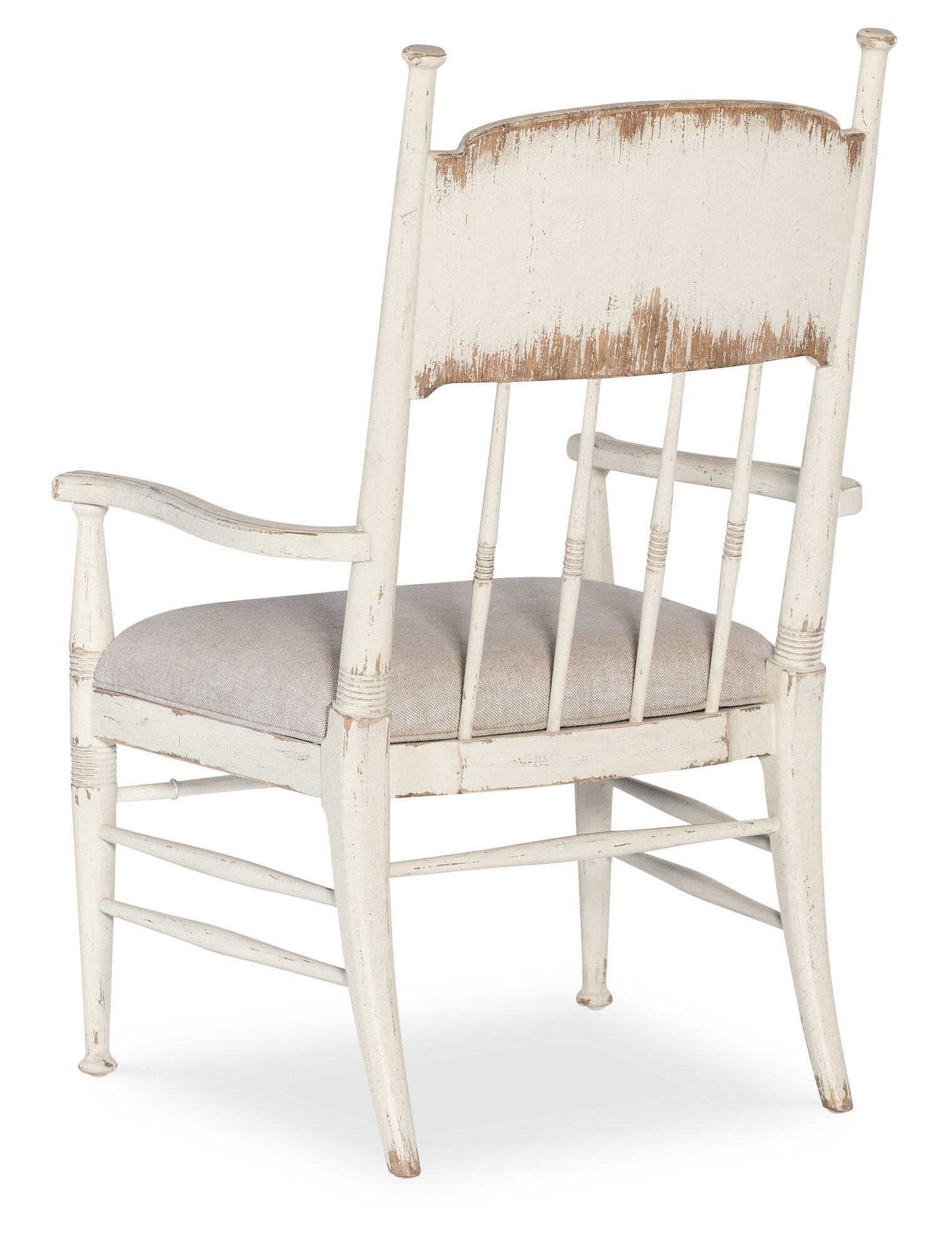 Americana Upholstered Seat Arm Chair - Silo Image 2