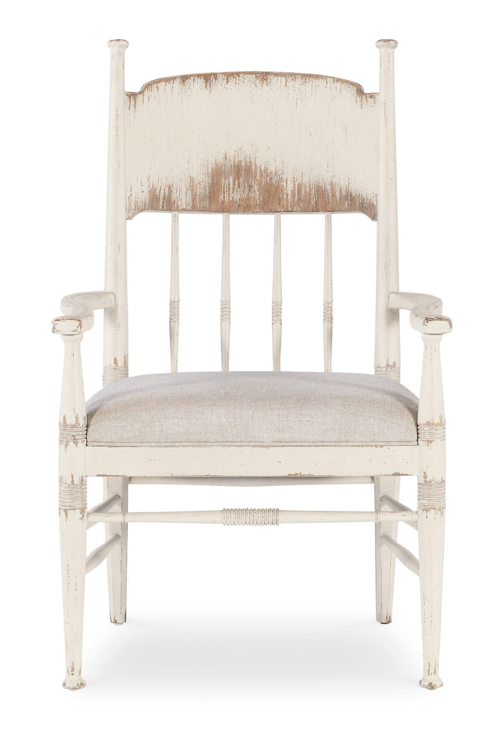 Americana Upholstered Seat Arm Chair - Silo Image 3