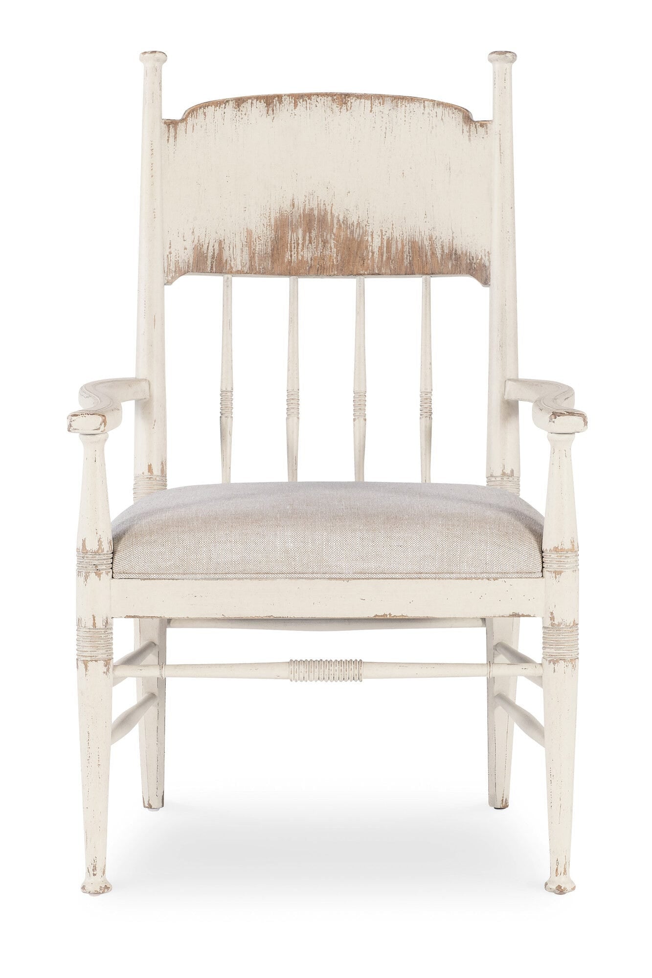 Americana Upholstered Seat Arm Chair - Silo Image 3