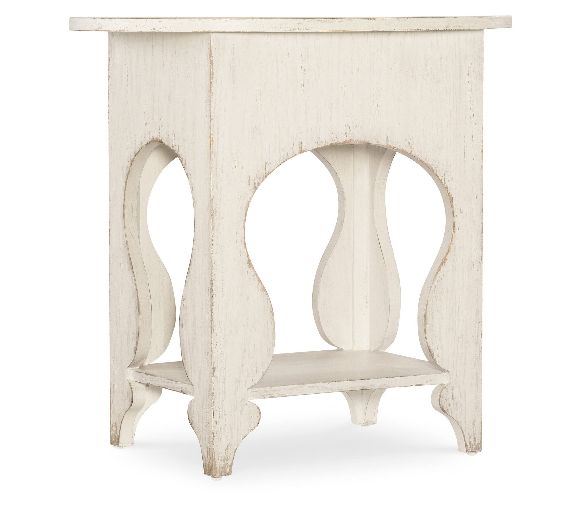 Americana One-Drawer Oval Nightstand