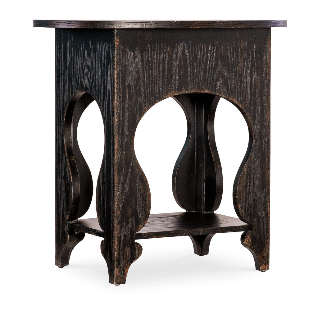 Americana One-Drawer Oval Nightstand Back Silo Image